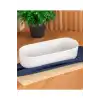 Acar SCT5391 Bianco Beyaz Porselen Oval Kase 26x12x7cm