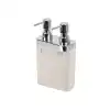 Ansan ANS E11-09 Viva Bej Renk Plastik Sıvı Sabunluk 12,5 x 6 x 22 cm