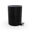 Ansan ANS E66-06 Lenox Pedallı Plastik Siyah Çöp Kovası 5 L 21 x 28 cm