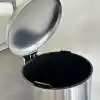 Ansan ANS E90-30 Bombe Kapaklı Çelik Çöp Kovası 30 L 31,3 x 41 x 56 cm