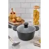 Cooker CKR3275 Siyah Derin Kristal Tencere 20 cm