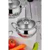 Cooker CKR3336 Lara Çelik Güveç Tencere Seti 3lü