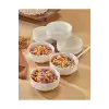 Cooker CKR4099 Embos Beyaz Porselen Kase 12 cm 6lı