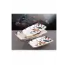 Gönül 4431 Flore Seramik Kayık Tabak 3 Lü