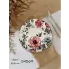 Gönül Mutfak Magnolya Çiçek Desenli Servis Tabağı 6lı 25 cm
