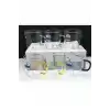 İpek GPZB105 Renkli Kulplu Cam Kupa 450 Cc 6 Lı