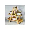 Mien MEN845 Bambu 2 Katlı Stand 39x36,8 cm