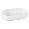 Mien Porselen Beyaz Oval Kase 20x10x5.1 cm