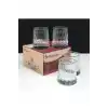 Paşabahçe 420142 Leafy Cam Viski Bardağı 100 cc 4lü
