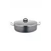Polochef MEB140 Mega Granit Kısa Tencere 40 Cm