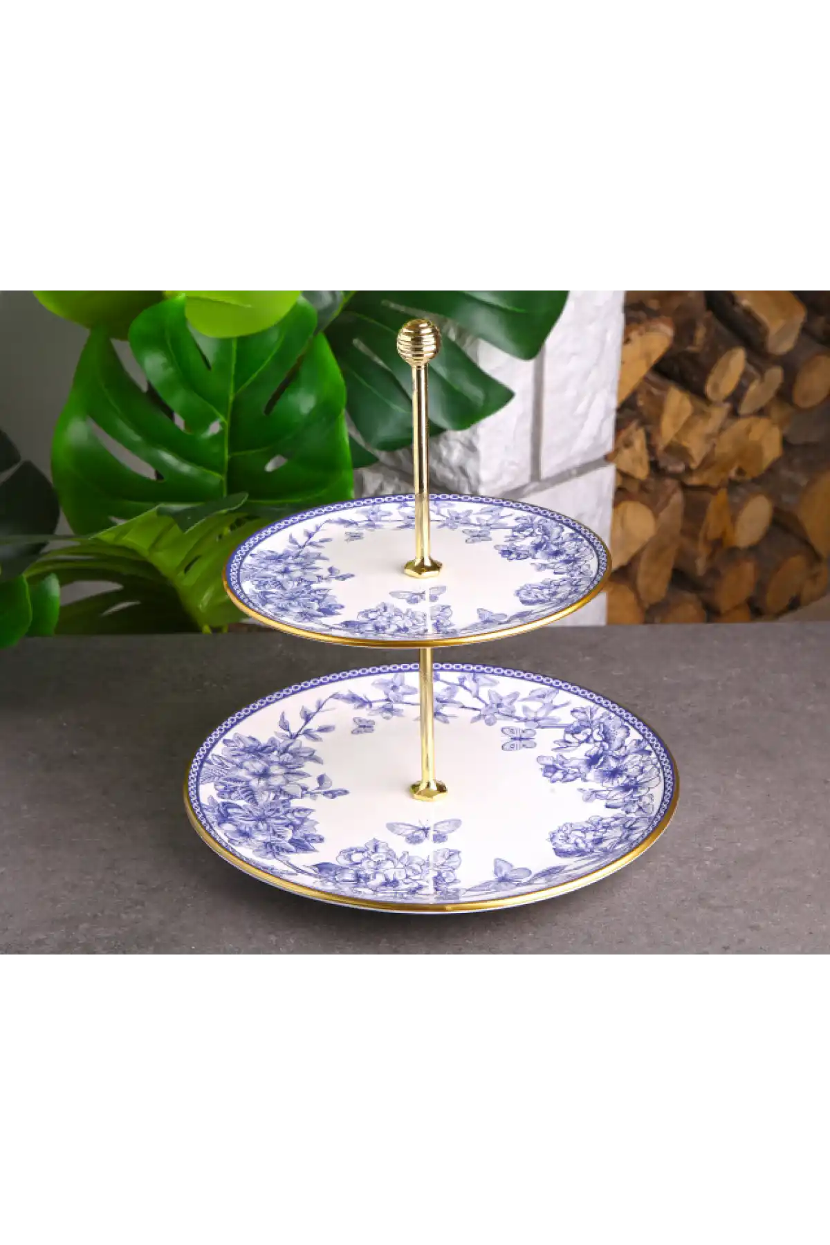 Gönül 4180 Spring Seramik Kurabiyelik 2 Katlı