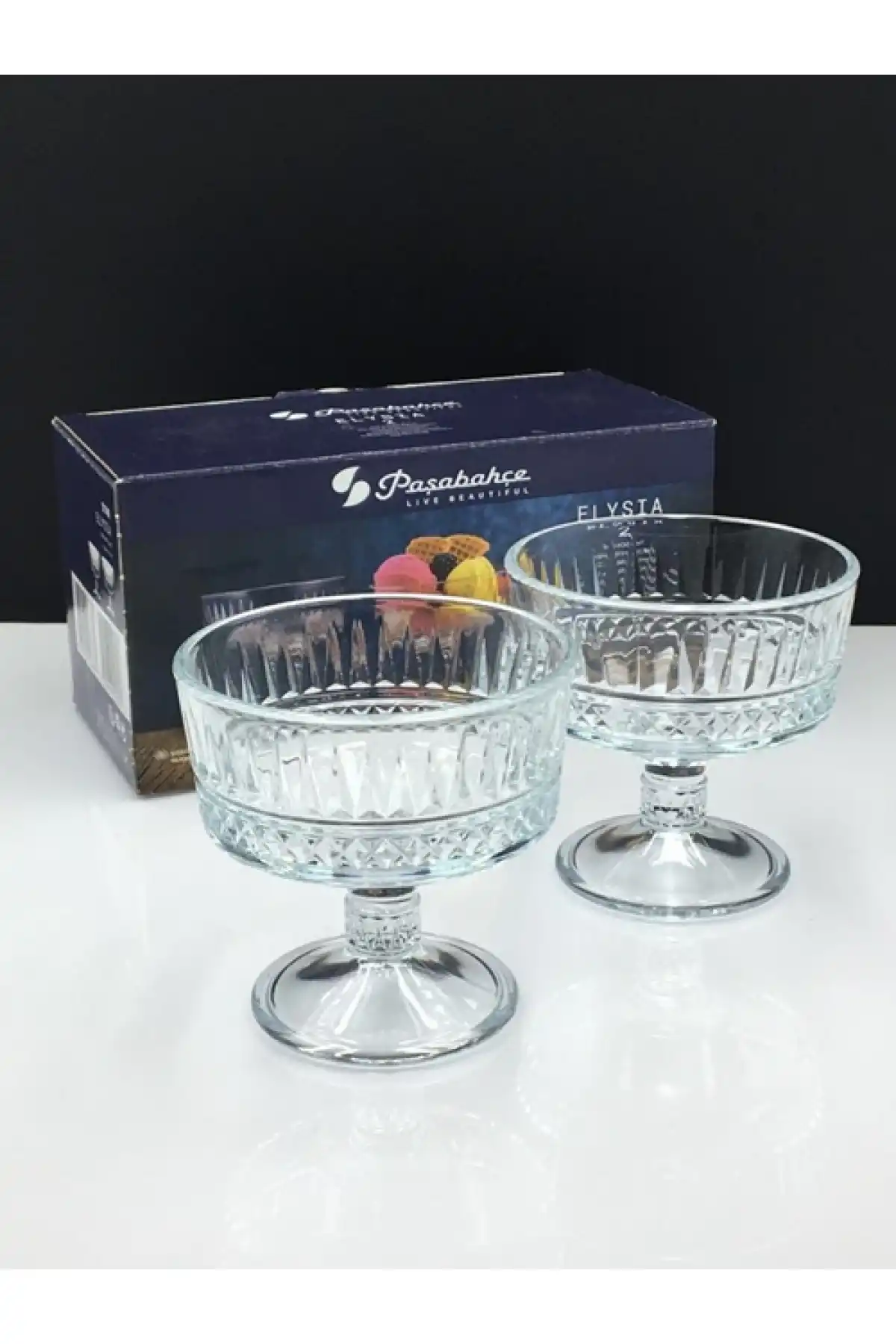 Paşabahçe 51749 Elysia Dondurmalık 250 cc 2li