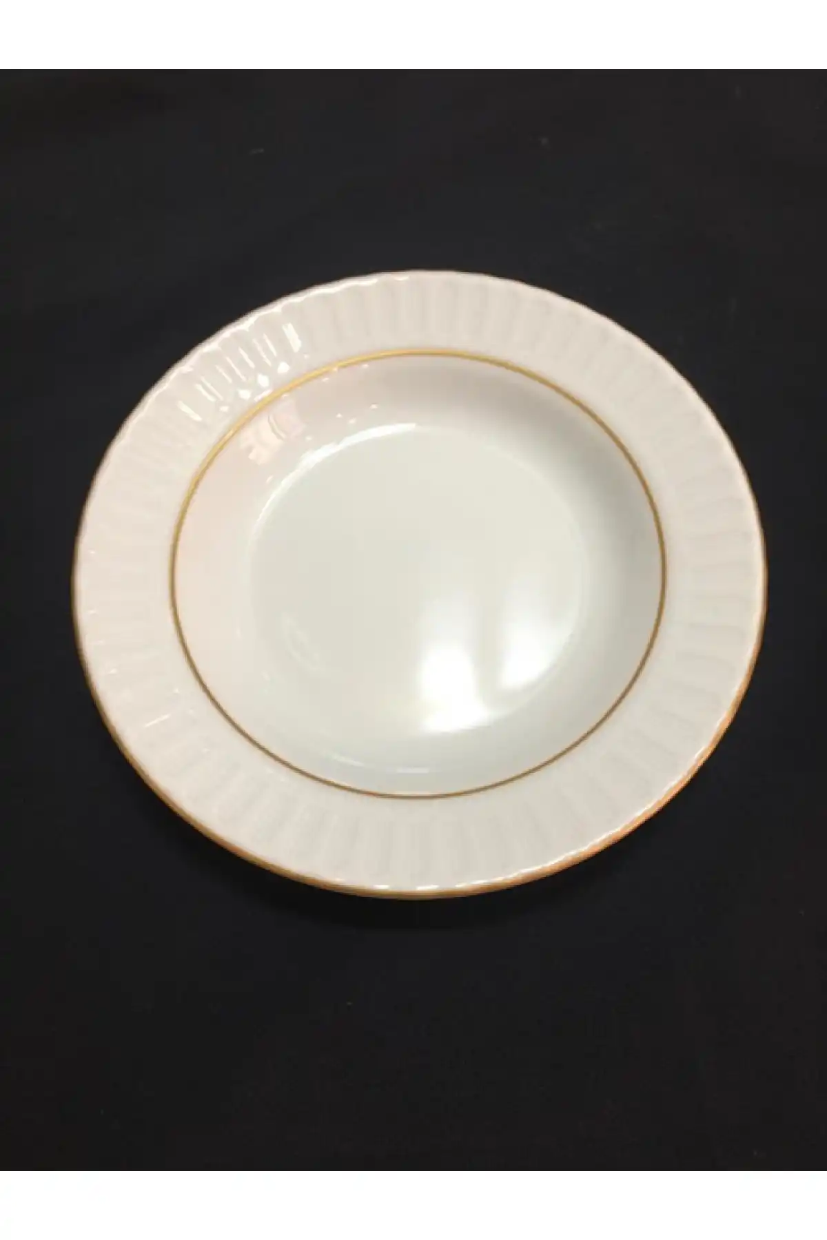 Güral Porselen SF19CK Mat Sedef Çukur Yemek Tabağı 19 cm 6 lı