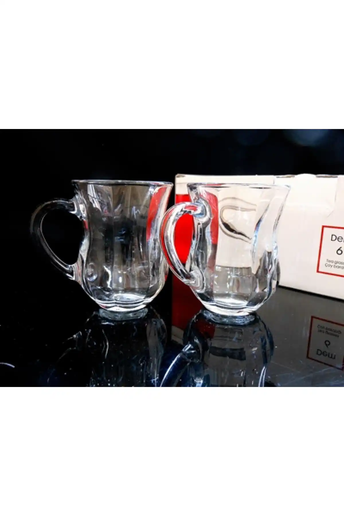 Paşabahçe 55373 Dem Kulplu Çay Bardağı 6 Lı