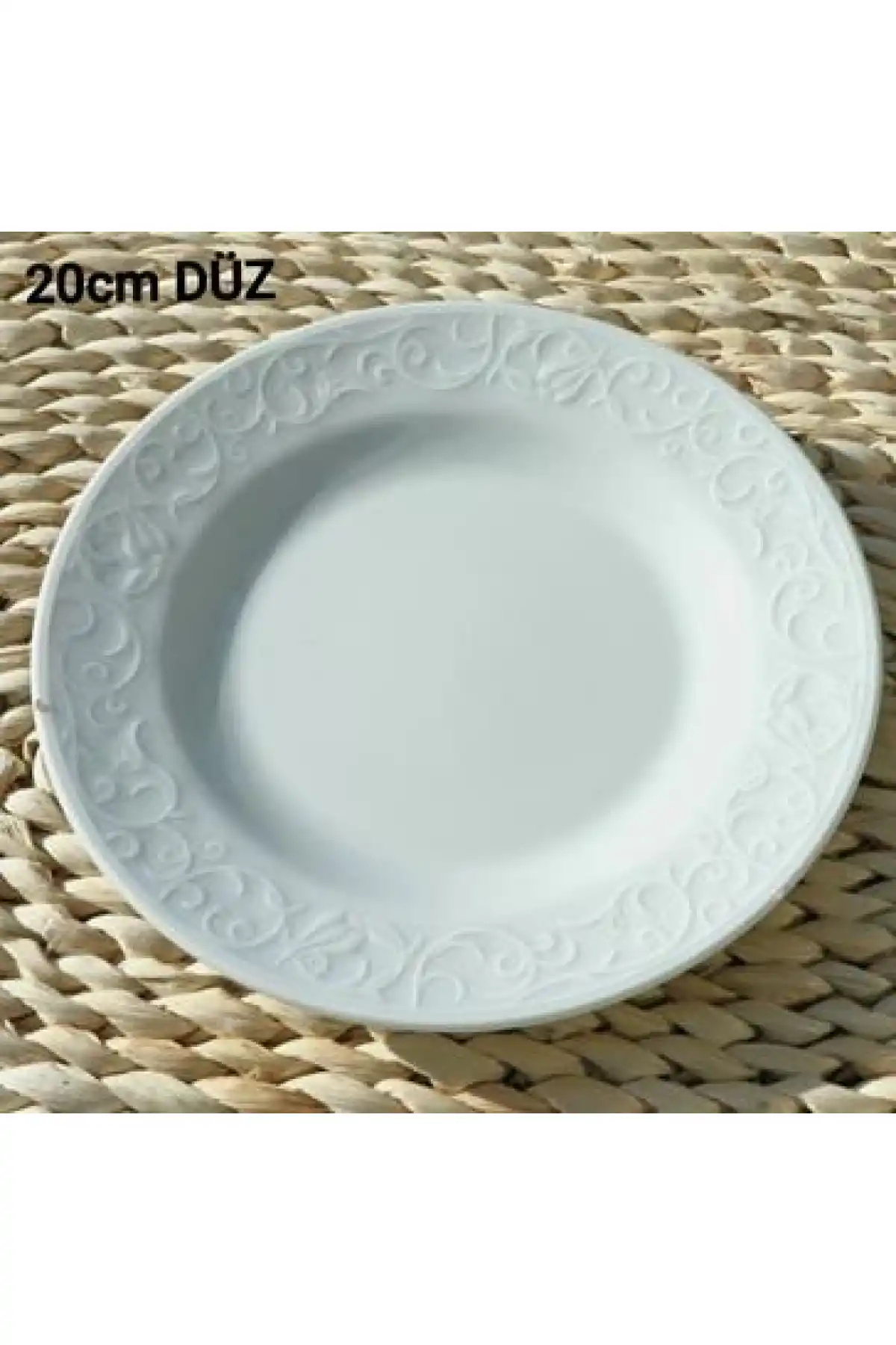 Güral Porselen BHD20DU Bahar Düz Tabak 20 Cm 6 Lı