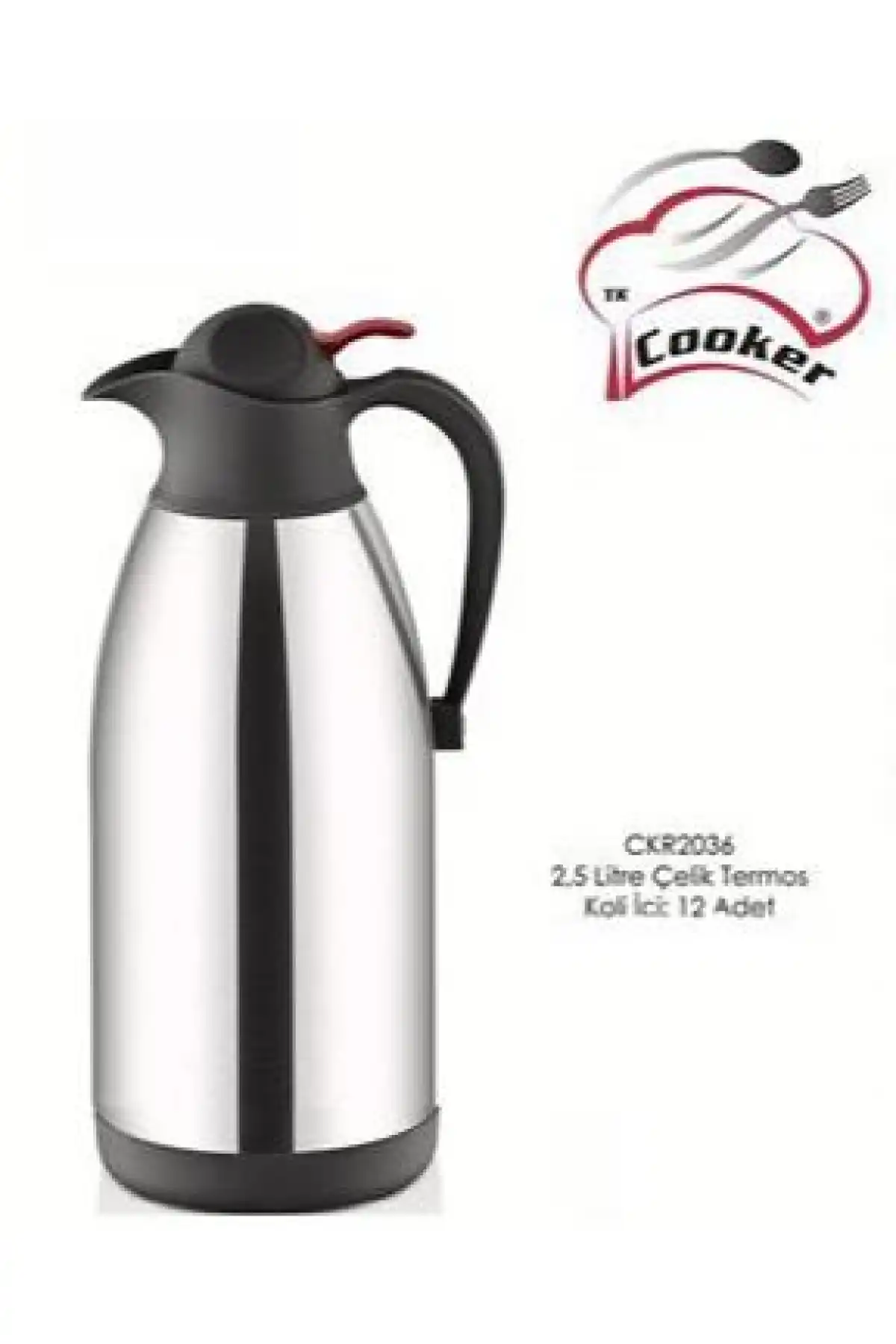 Cooker CKR 2036 Çelik Termos 2.5 lt