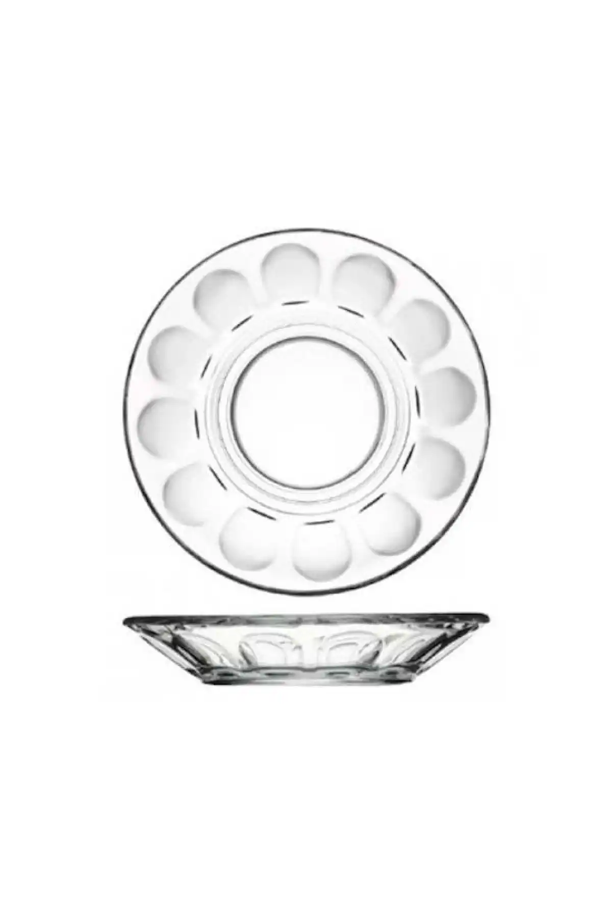 Paşabahçe 54411 Optikli Çay Tabağı 10.1cm 6lı