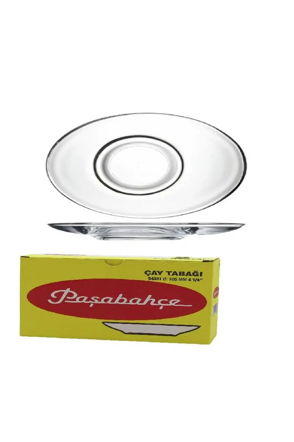 Paşabahçe 54381 Aqua Oval Çay Tabağı 6lı
