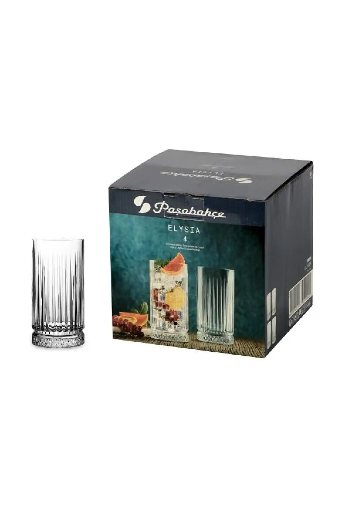 Paşabahçe 520015 Elysia Meşrubat Bardağı 445 cc 4lü