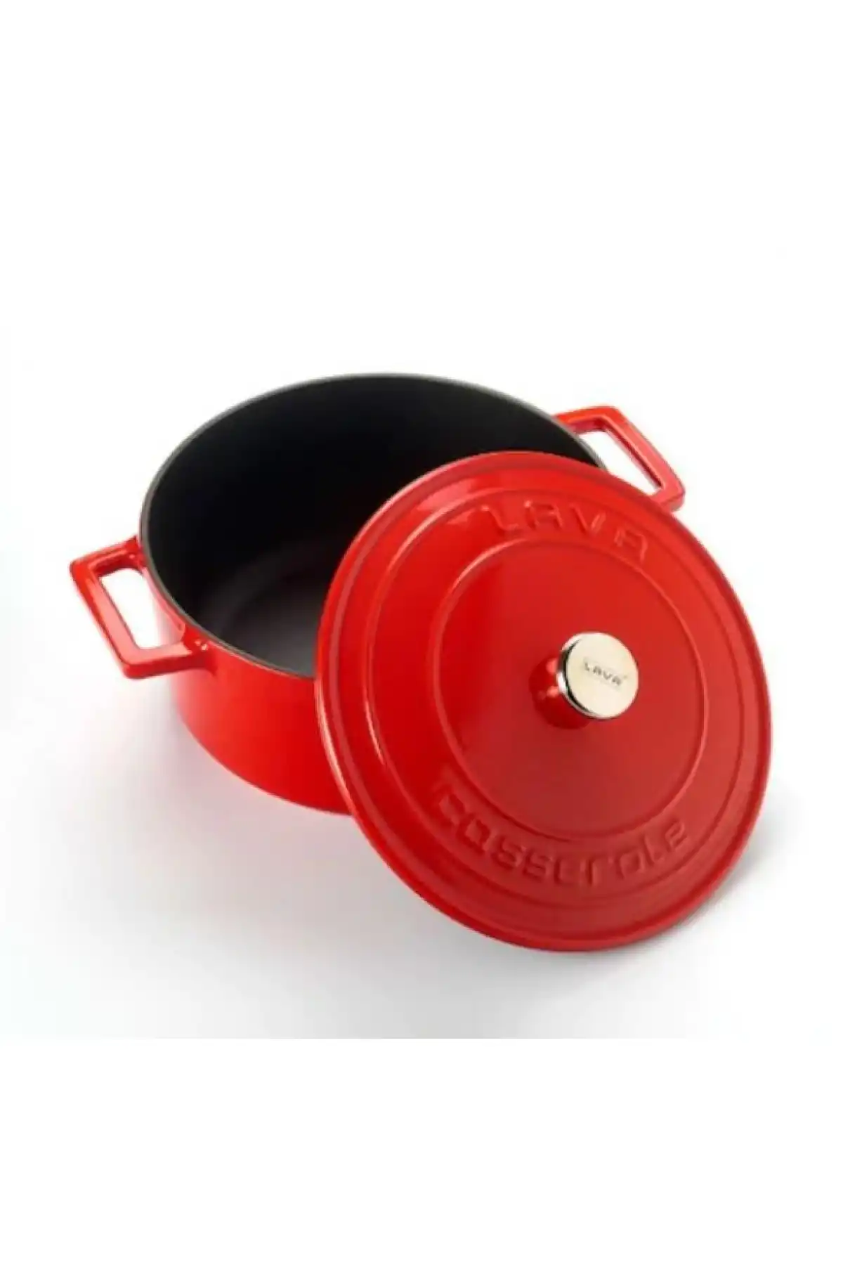 Lava Derin 22X10cm Kırmızı Döküm Tencere