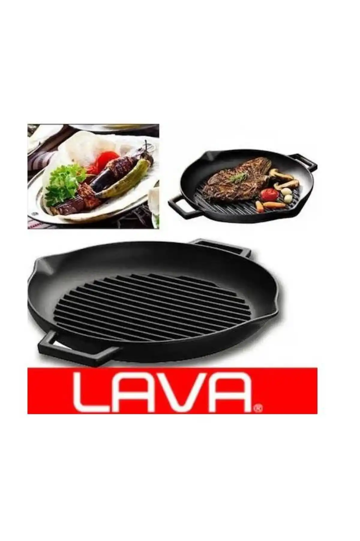 Lava 30cm Döküm Izgara Tava