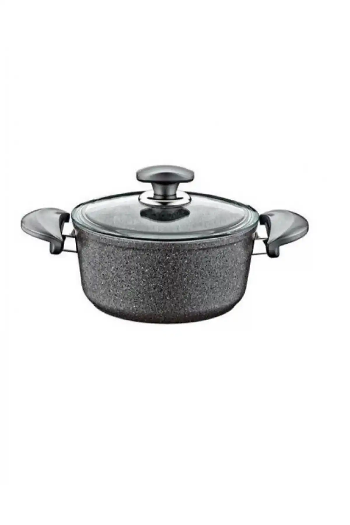 Oms GR100 Granit Gri Derin Tencere 20 Cm