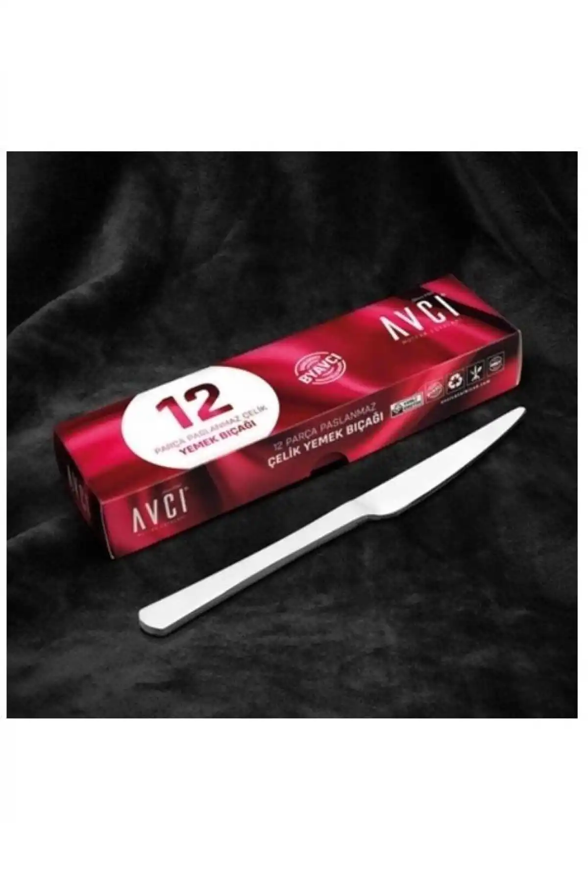 Avcı AVC414 İstanbul Yemek Bıçağı 12 Li