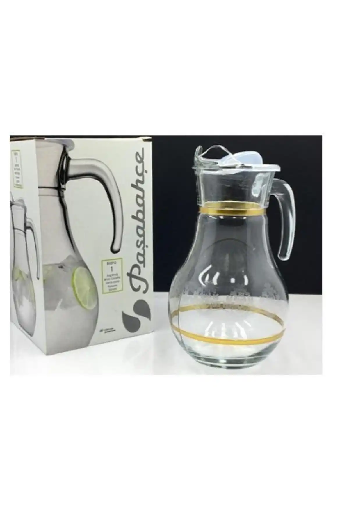 Paşabahçe 43934 Dantel Mat Yaldız Sürahi 1800 Cc