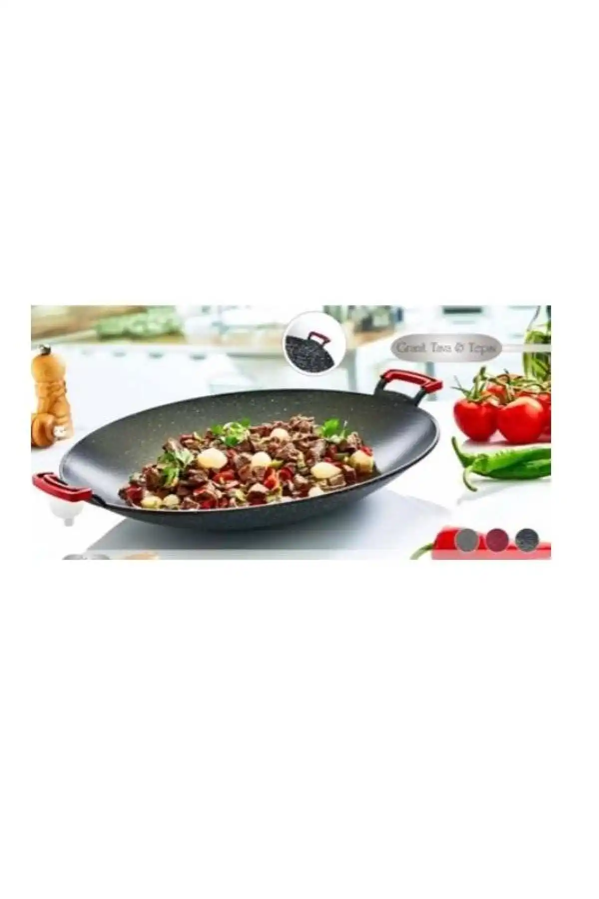 Oms Granit 40cm Şac Kavurma