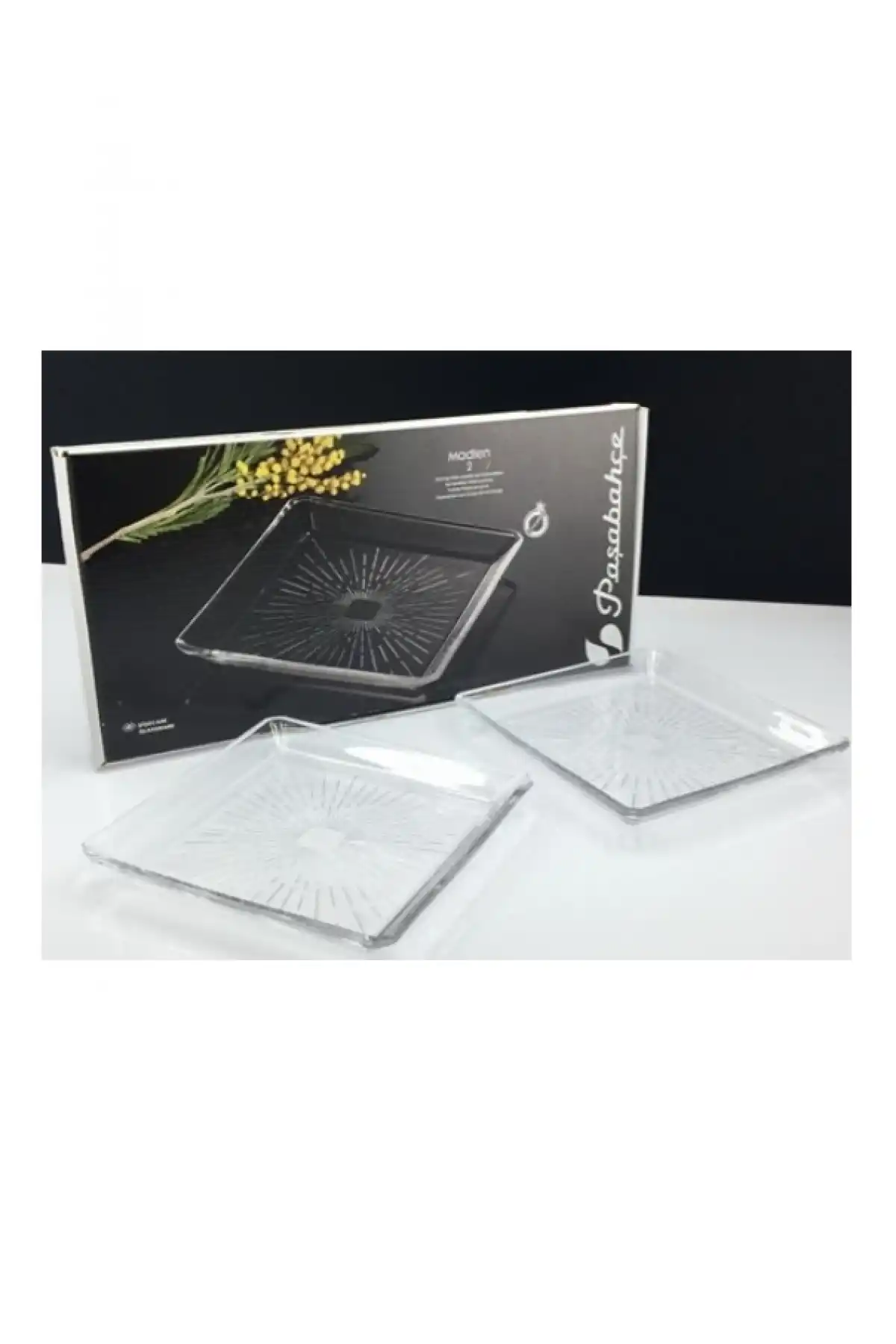 Paşabahçe 68307 Madlen Tabak 2li 15x15 cm