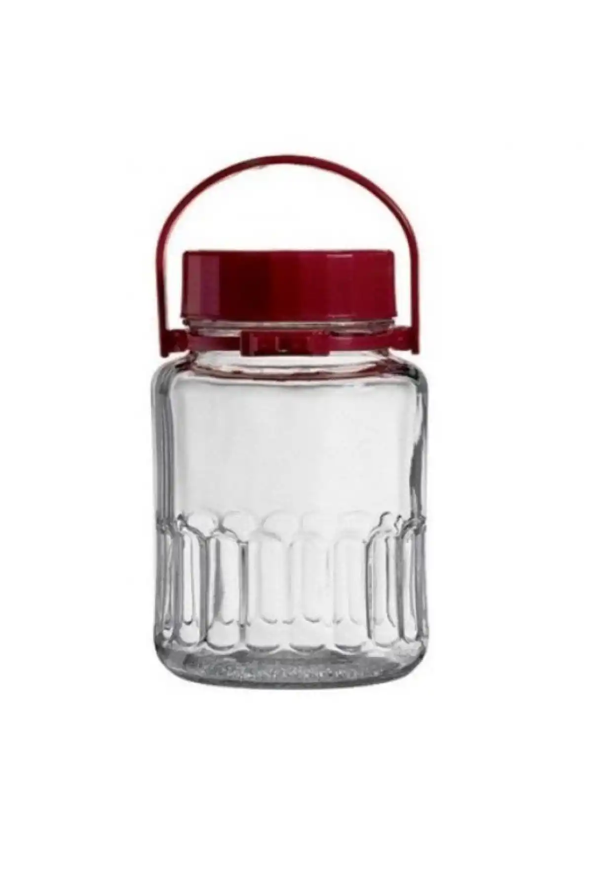Paşabahçe 80005 Kırmızı Kapaklı Kavanoz  3 Litre
