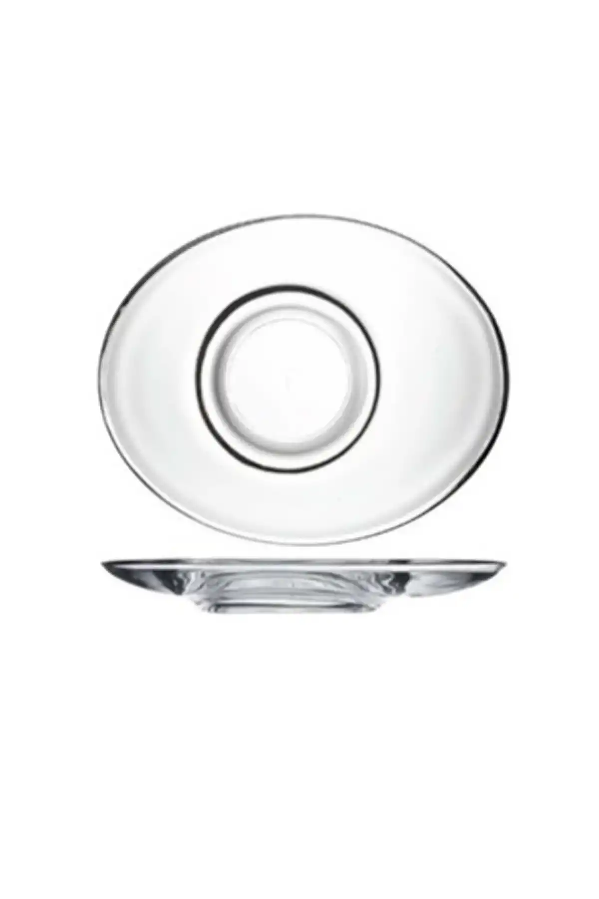 Paşabahçe 54381 Aqua Oval Çay Tabağı 6lı