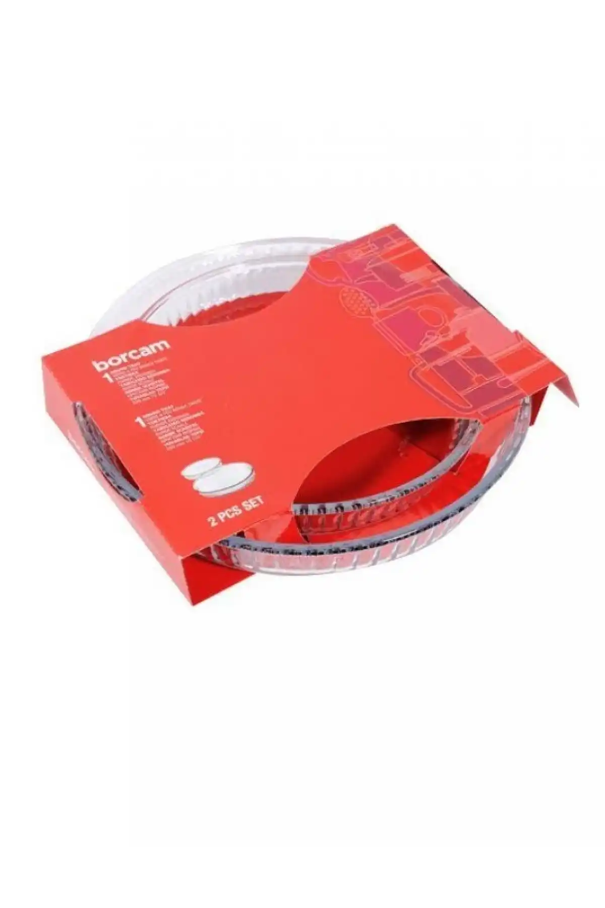 Paşabahçe 159022 Yuvarlak Borcam Fırın Kabı 2li