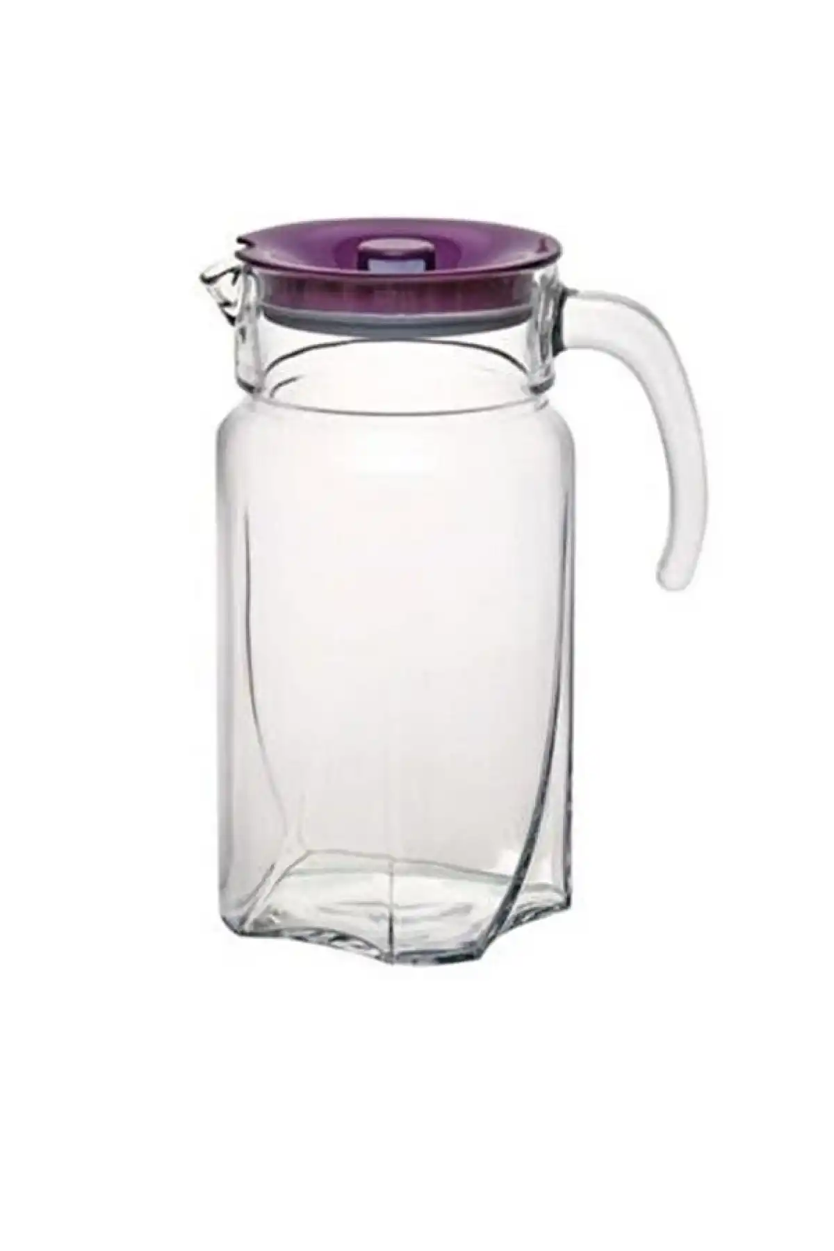 Paşabahçe 43544 Luna Mor Kapaklı Cam Sürahi 1700 cc  