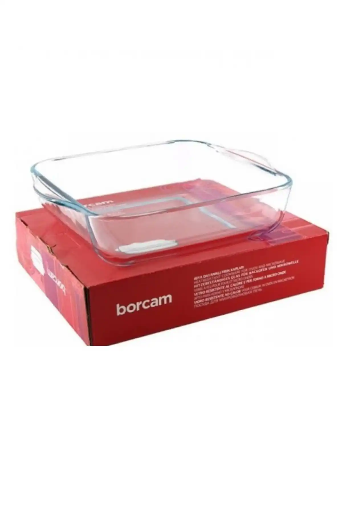 Paşabahçe 59024 Kare Borcam Fırın Kabı 31.8x28.3 cm 3200 cc