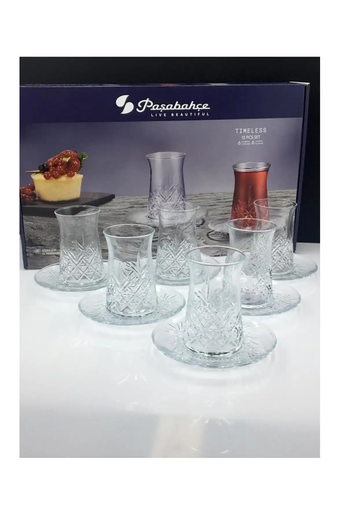 Paşabahçe 96991 Tımeless Çay Seti 12 Parça 6lı