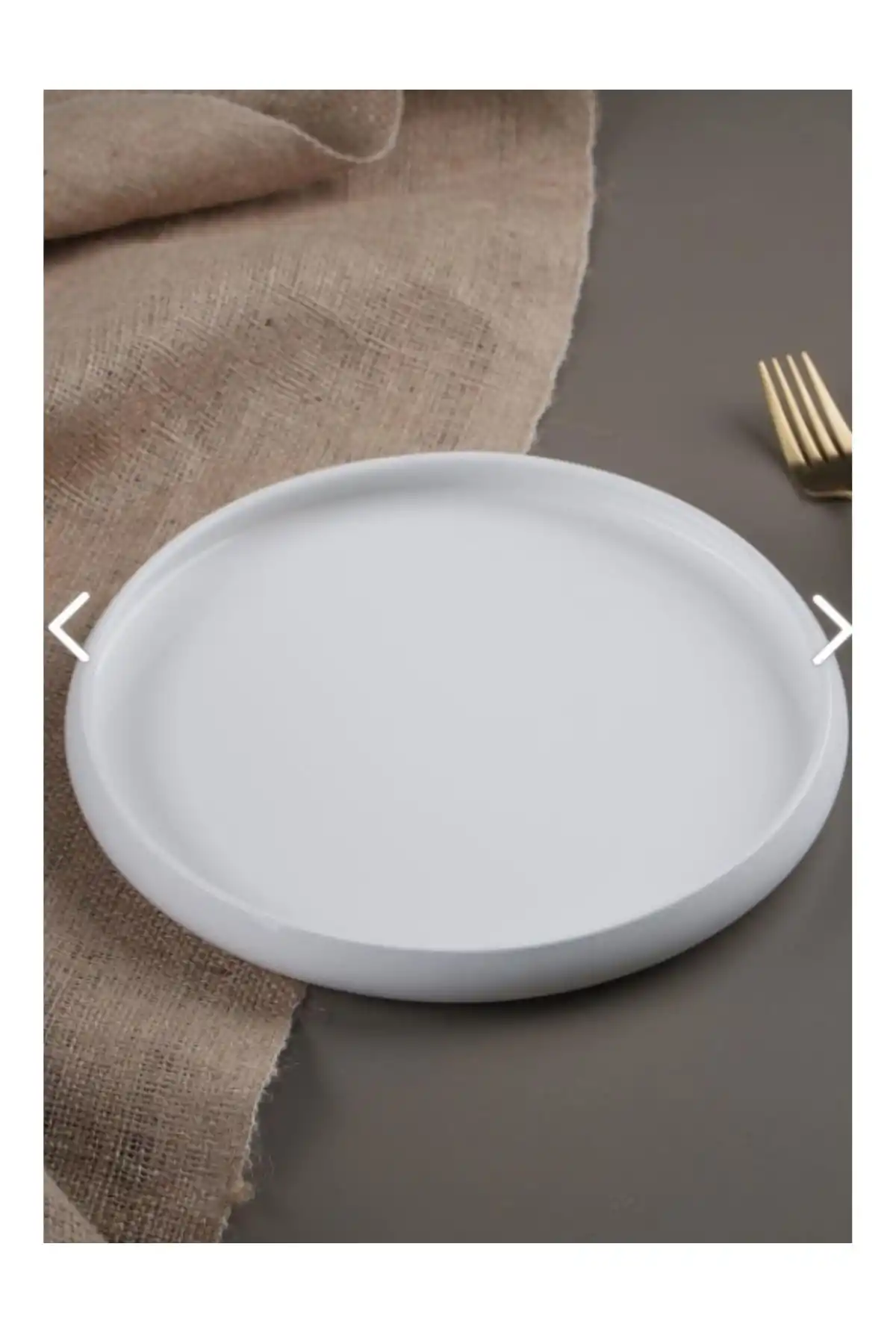 Acar SCT21.0222 Bianco Porselen Yemek Tabağı 20 cm