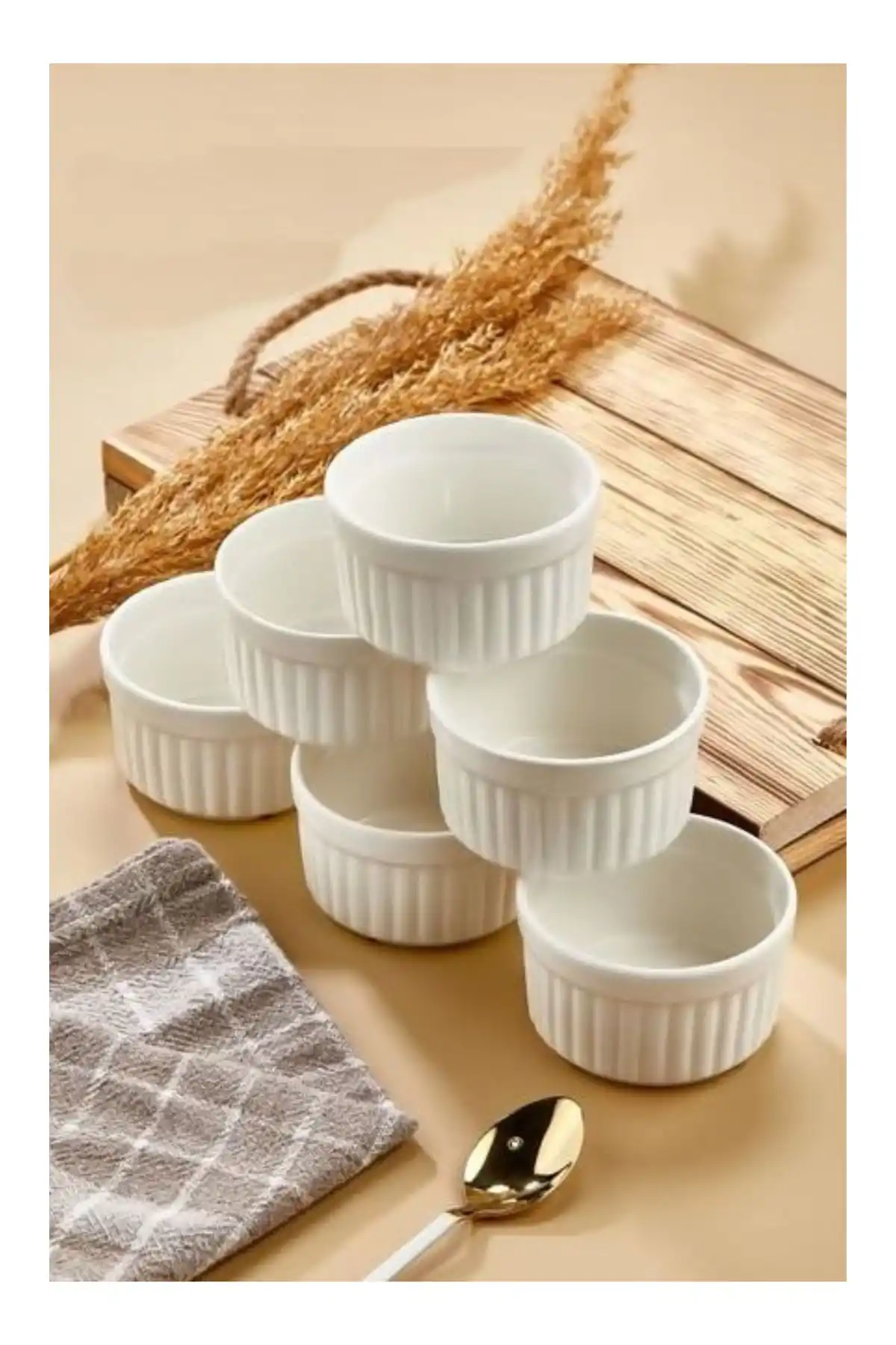 Cooker CKR4036 Porselen Sufle Kabı 6lı