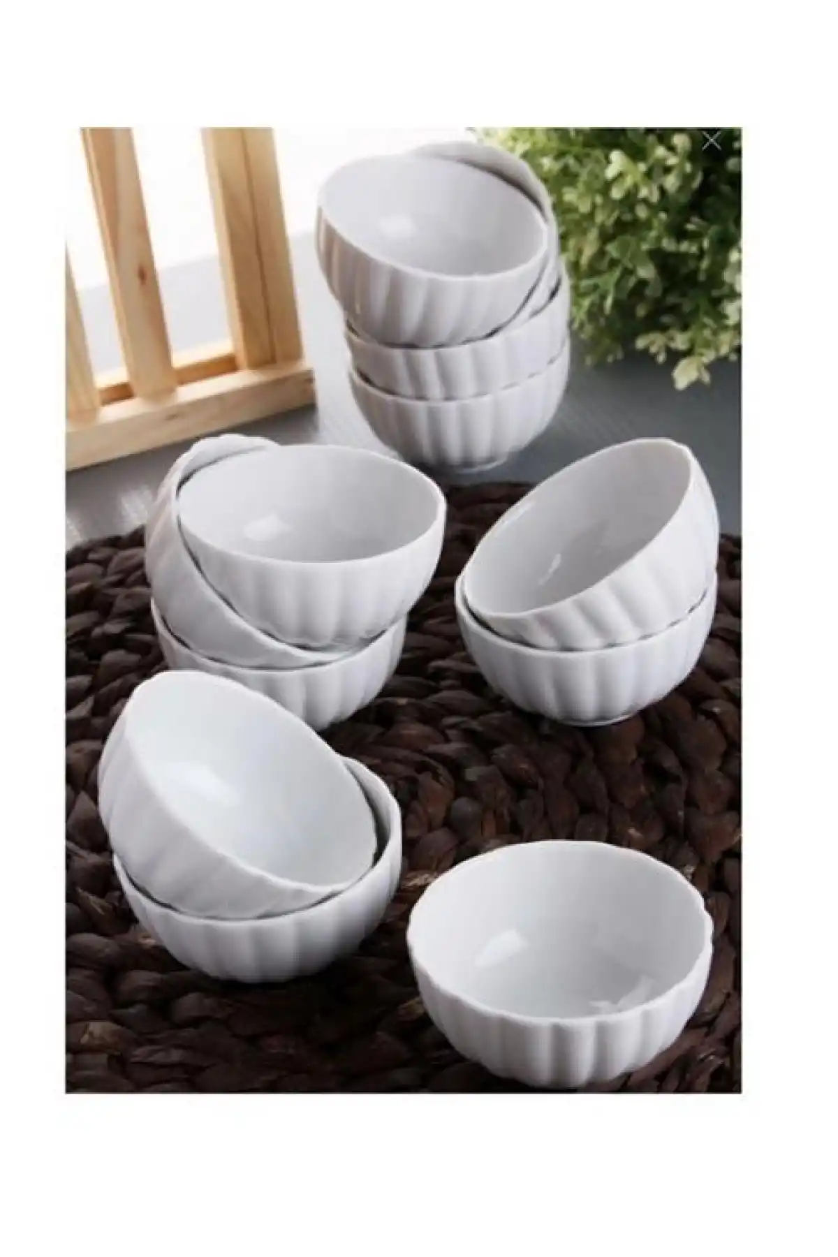 İpek WS96 Porselen Reçellik 7 Cm 6 Lı