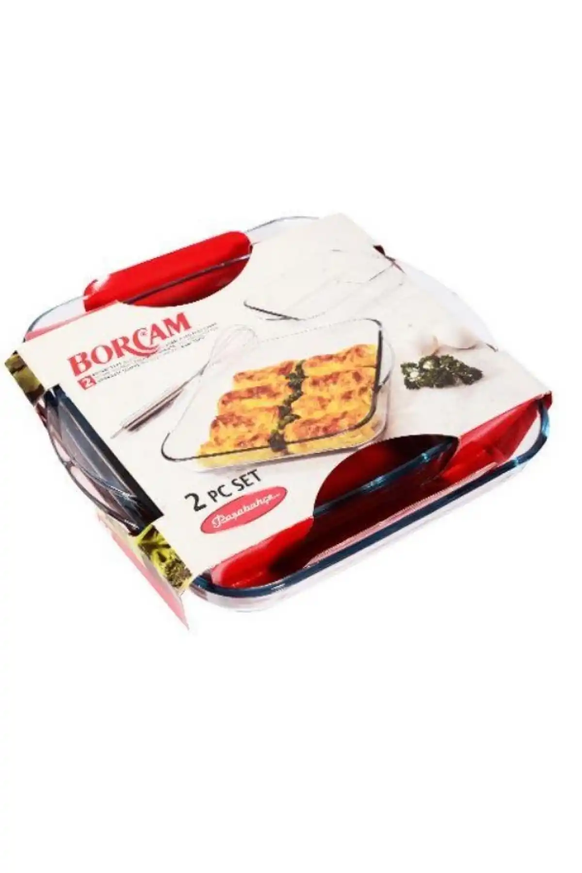 Paşabahçe 159028 Kare Borcam Seti 2 Parça 23200+1550 cc