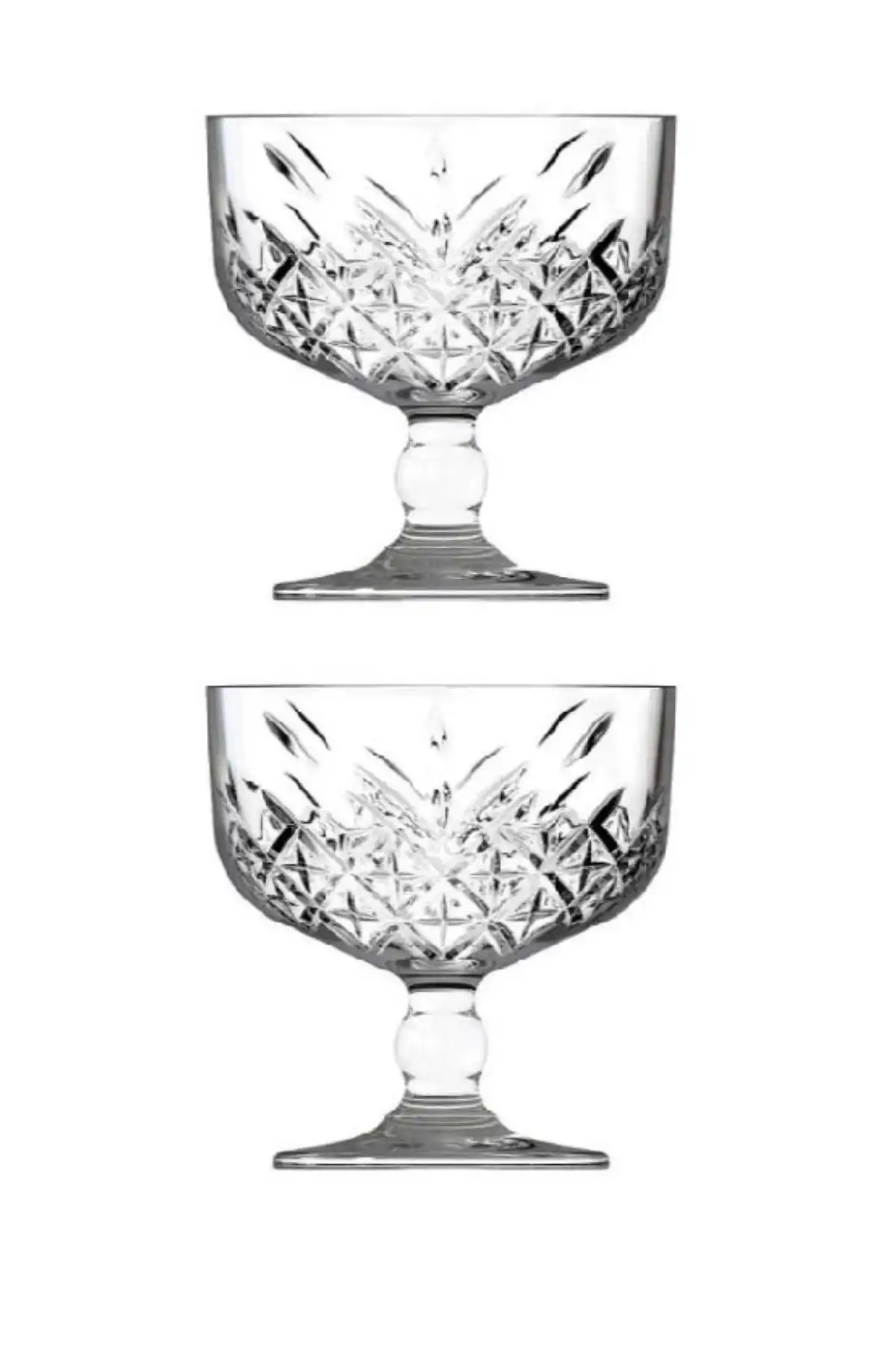 Paşabahçe 440211 Timeless Ayaklı Dondurmalık Cup 250 cc 2li