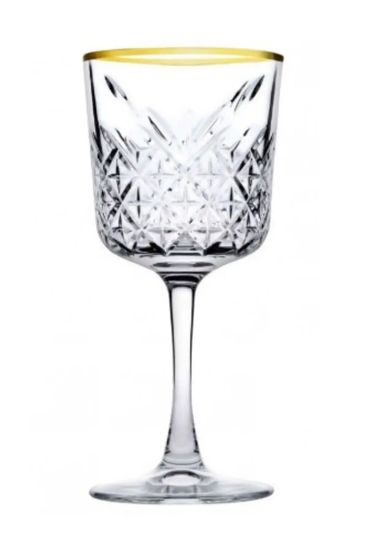 Paşabahçe 440276 Timeless Yaldızlı Şarap Kadehi 330 cc 4lü