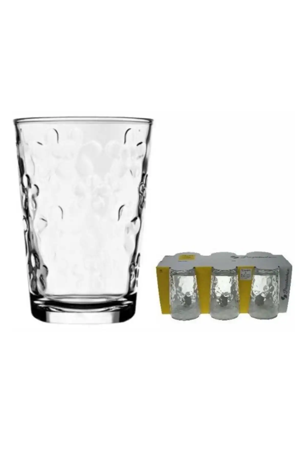 Paşabahçe 52944 Flowers Su Bardağı 205 cc 6lı