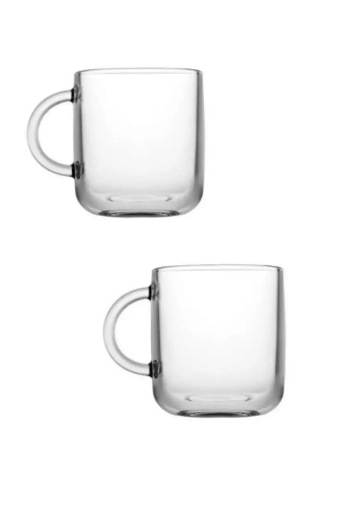 Paşabahçe 55192 Milky Kulplu Kupa Çay Fincanı 245 cc 2 Li