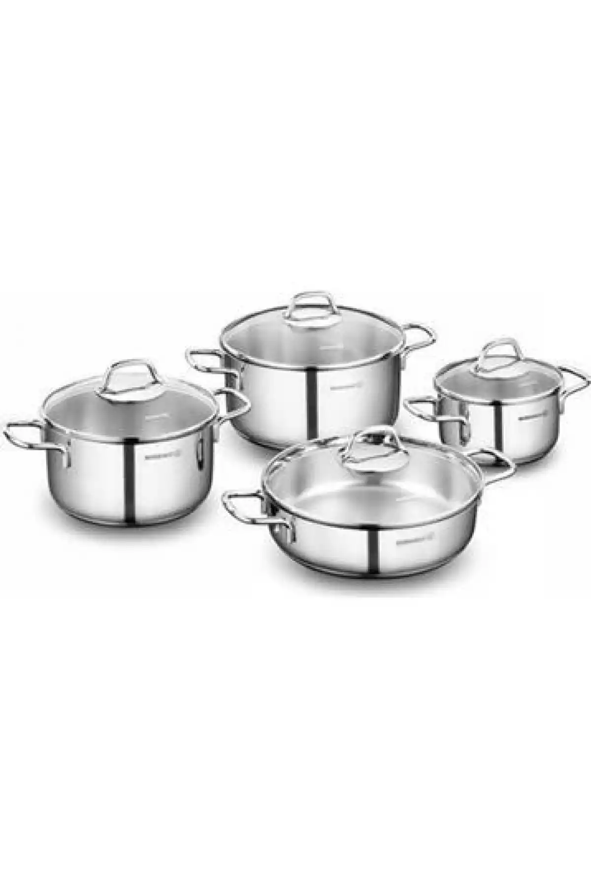 Kor 4lü Perla Tencere Seti Çelik
