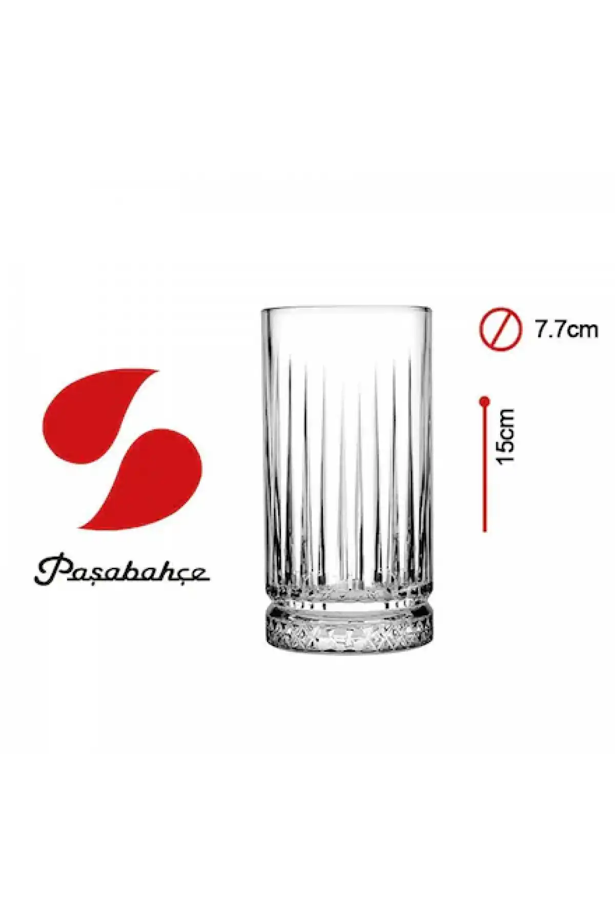 Paşabahçe 520015 Elysia Meşrubat Bardağı 445 cc 4lü