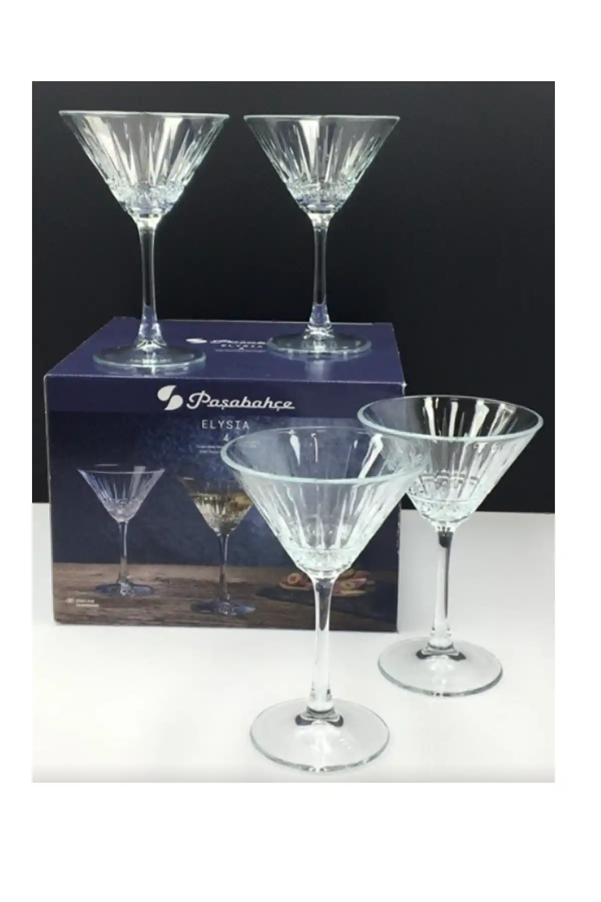 Paşabahçe 440328 Elysia Kokteyl Kadehi 220 cc 4lü