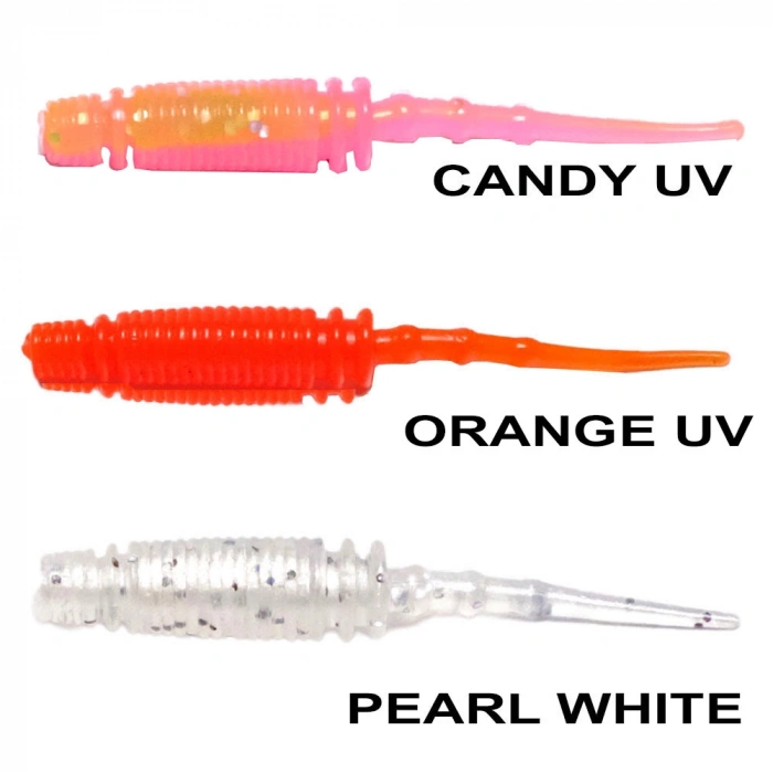 RYUJİ ROCK WORM 4CM KOKULU SİLİKON YEM (12 ADET)