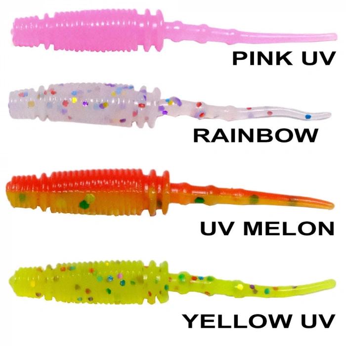 RYUJİ ROCK WORM 4CM KOKULU SİLİKON YEM (12 ADET)