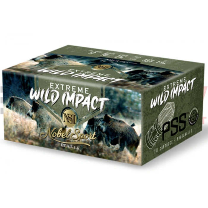 NOBEL SPORT 12 CAL.33.5 GR.WİLD İMPACT XTREME SLUG AV FİŞ.